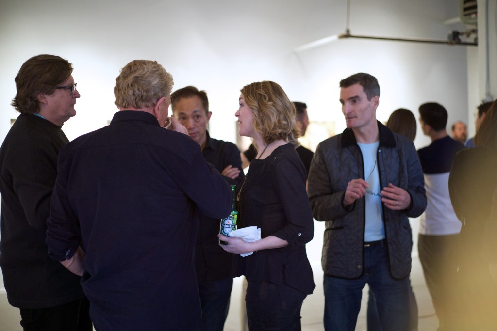 Visitors at PROTO Gallery during the PAGEANT opening reception