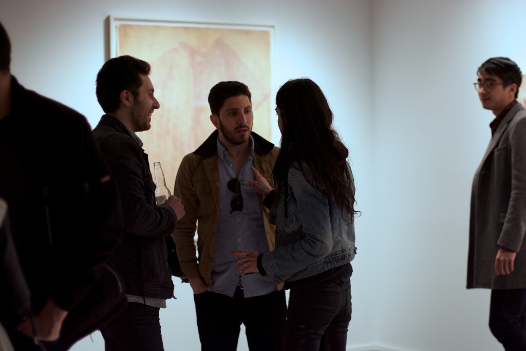 Visitors at PROTO Gallery during the PAGEANT opening reception