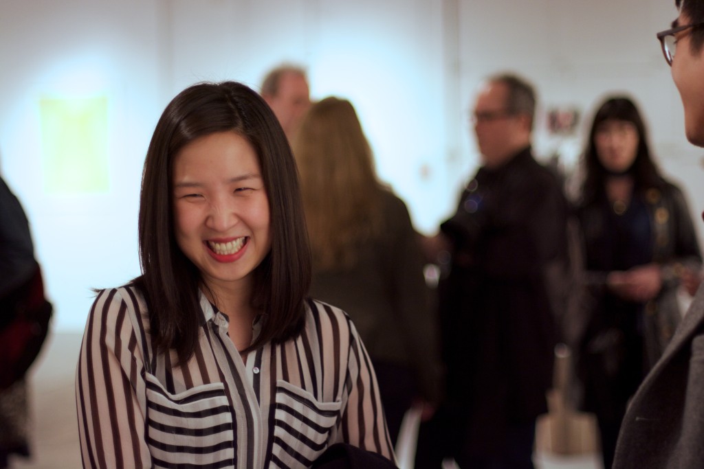 Visitors at PROTO Gallery during the PAGEANT opening reception