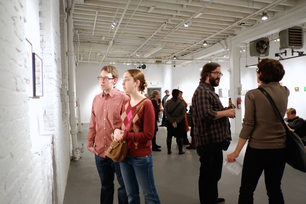 Mark Cheetham, Phillip J. Mellen, and Anne Russinof at PROTO Gallery