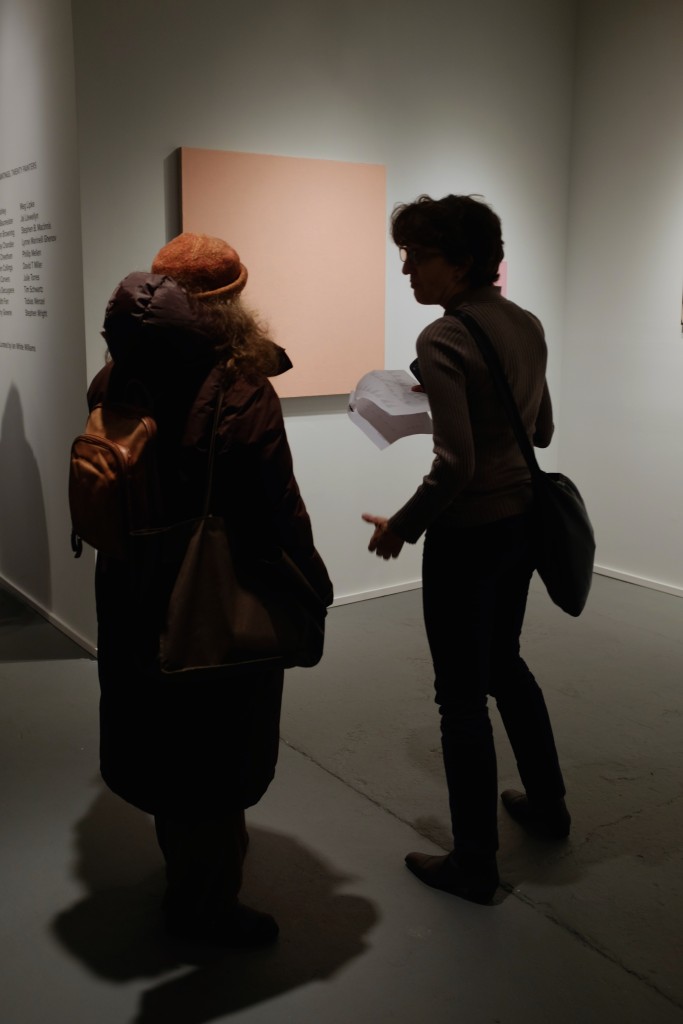 Visitors at the PAIR opening reception at PROTO Gallery