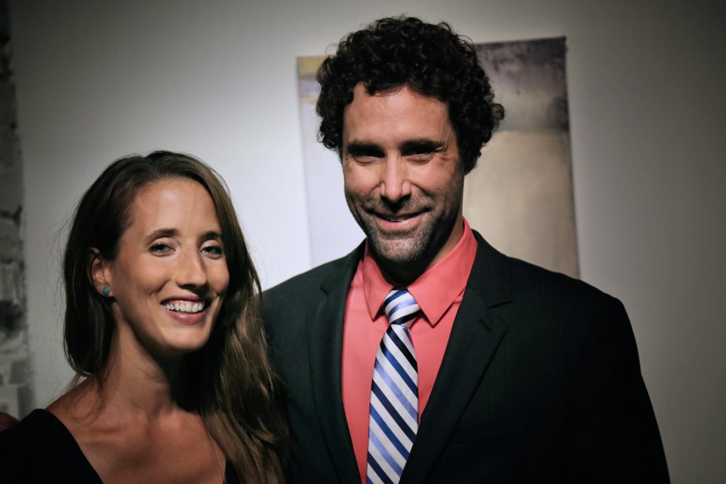 Curator and Painter Catherine Haggarty and Nick De Pirro of PROTO Gallery