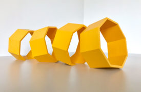 Thomas Lendvai, Untitled (Yellow Octagons), 2018