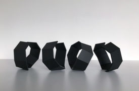 Thomas Lendvai, Untitled (Black Octagons), 2018